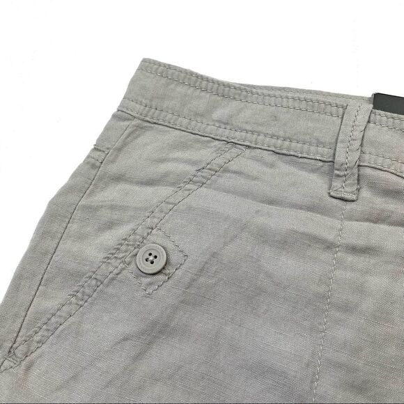 Calvin Klein Nwt Gray Linen Shorts - Picture 5 of 15